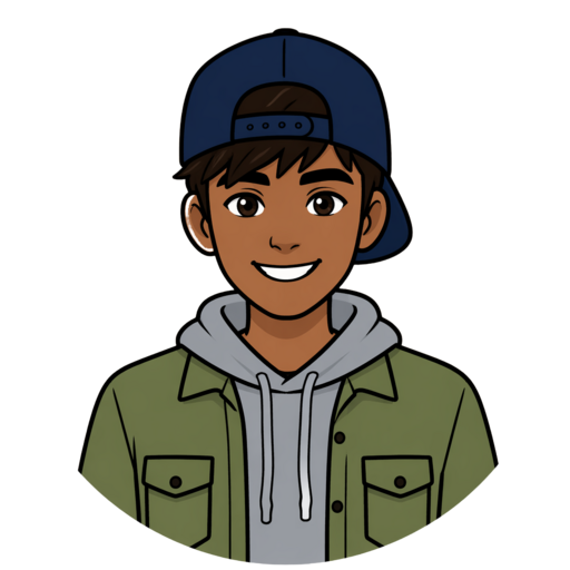 Portrait illustration of Rohit Ravi — NYU Data Science undergraduate researcher